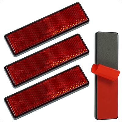 Reflector, Motorcycle, Bicycle, Reflector, Stick, Autobays, Tape Type, Red, General Purpose, Electric Motorcycle, 4 Pieces