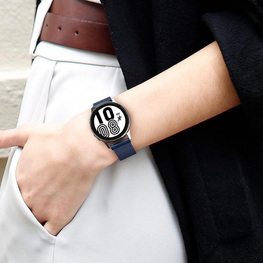 20mm 22mm watch Strap For Samsung Galaxy watch 7/FE/5 pro/6/4/Classic Milanese Loop Bracelet correa Huawei gt 2 3 4 5 6 pro band