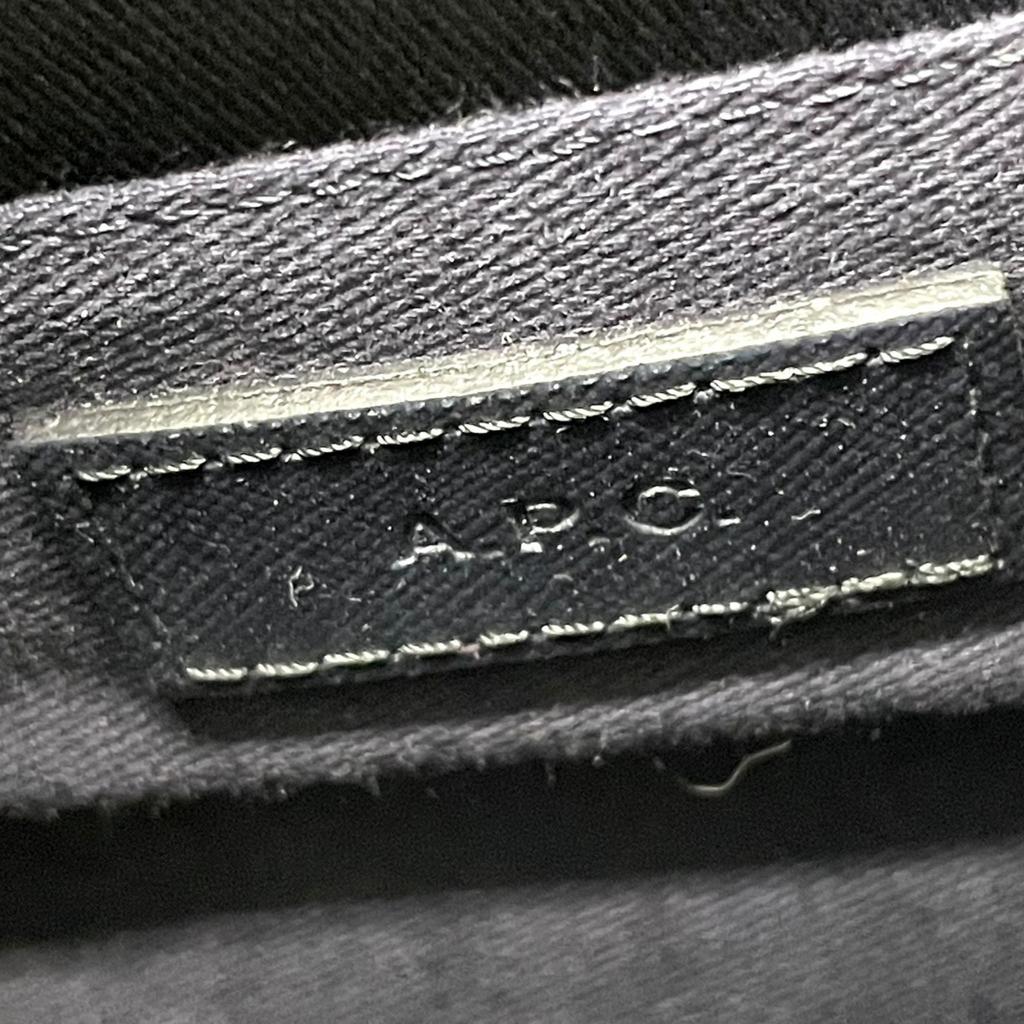 Used A.P.C.Shoulder Bag Navy leather Women