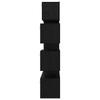 TV Cabinet Set 8 Pcs Black Oak Effect Particleboard