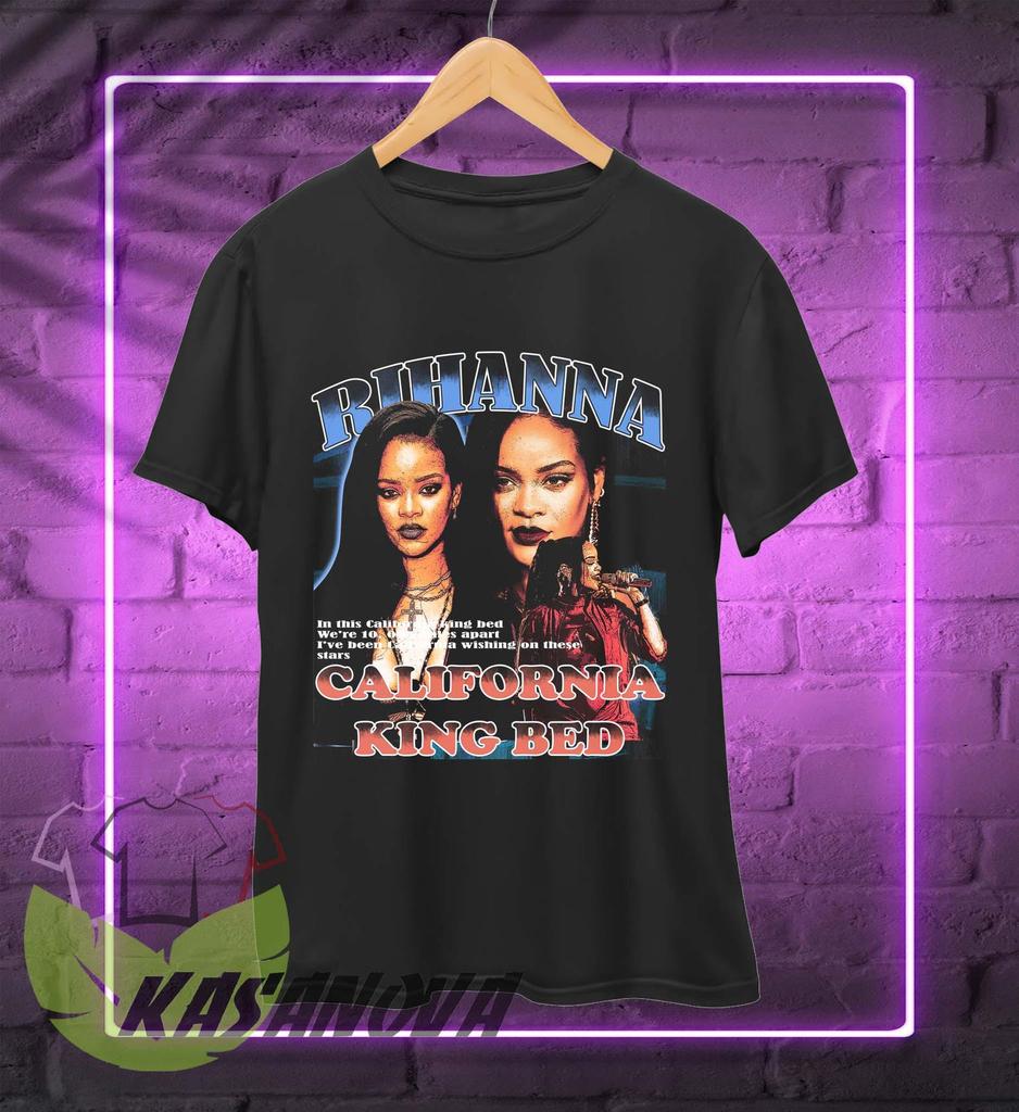 Rihanna T-Shirt, Pop R&B Music Merch Shirt, 90s Retro Casual Unisex T-Shirt