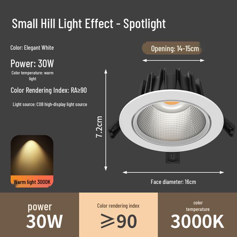 Ultra-Heller Einbaudeckenstrahler für Zuhause, Einkaufszentrum oder Bekleidungsgeschäft