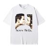 Screw Bella Retro T Shirt Twilight Funny Meme T-shirts Men's Women's Fashion Casual Oversized Cotton T-shirt Streetwear