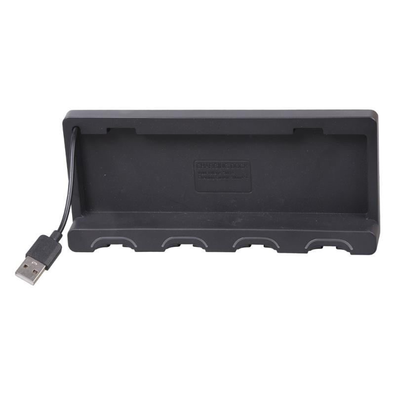 

4 Slot Charging Dock Station Holder Stand Gaming Accessories for Multiple Controllers with Individual Charge Indicators 1
