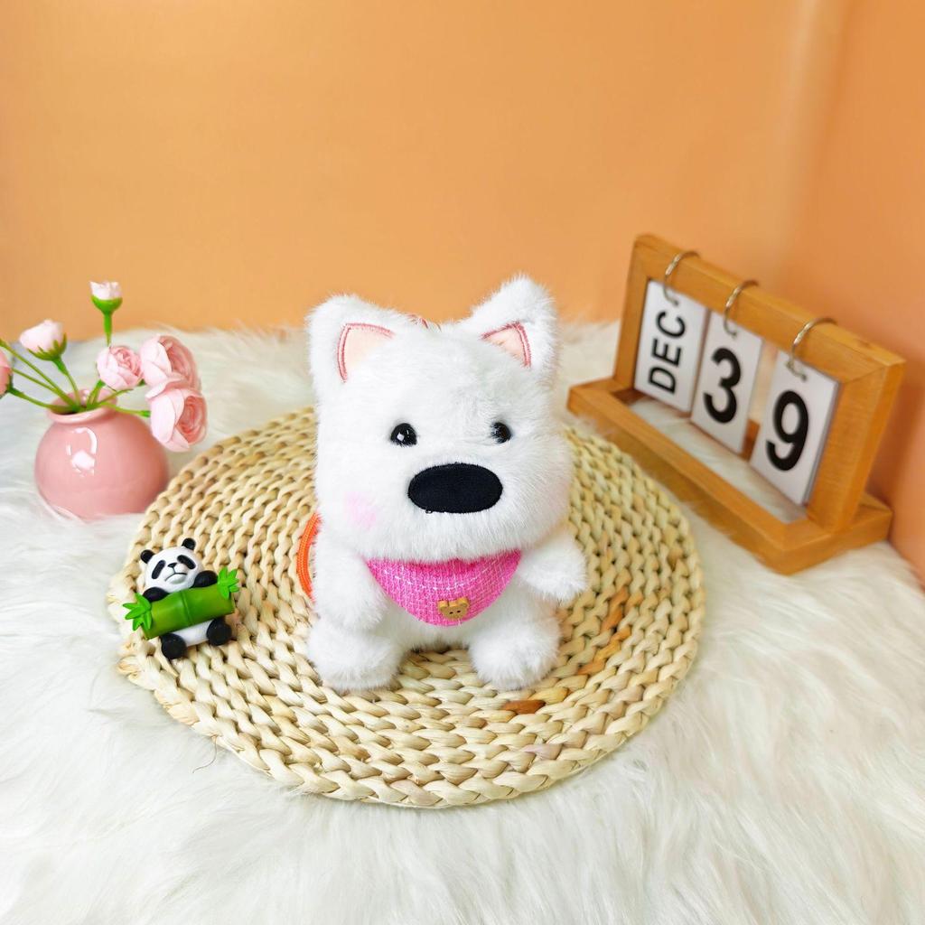 West Highland White Terrier Plush Toy Doll - Cute Gift Pendant