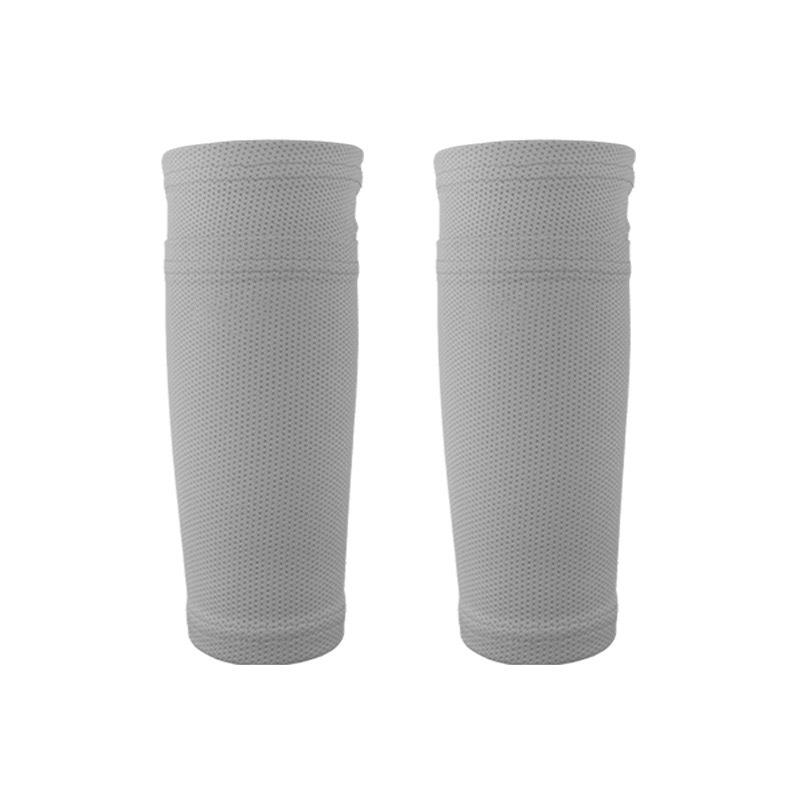Breathable Football Leg Guards with Mesh and Sweat-Wicking Sock Sleeves