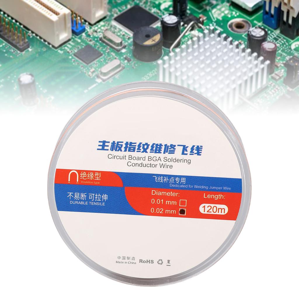 Phone Chip Conduction Wire 120m Insulated Cell Phone Motherboard Fingerprint   Wire