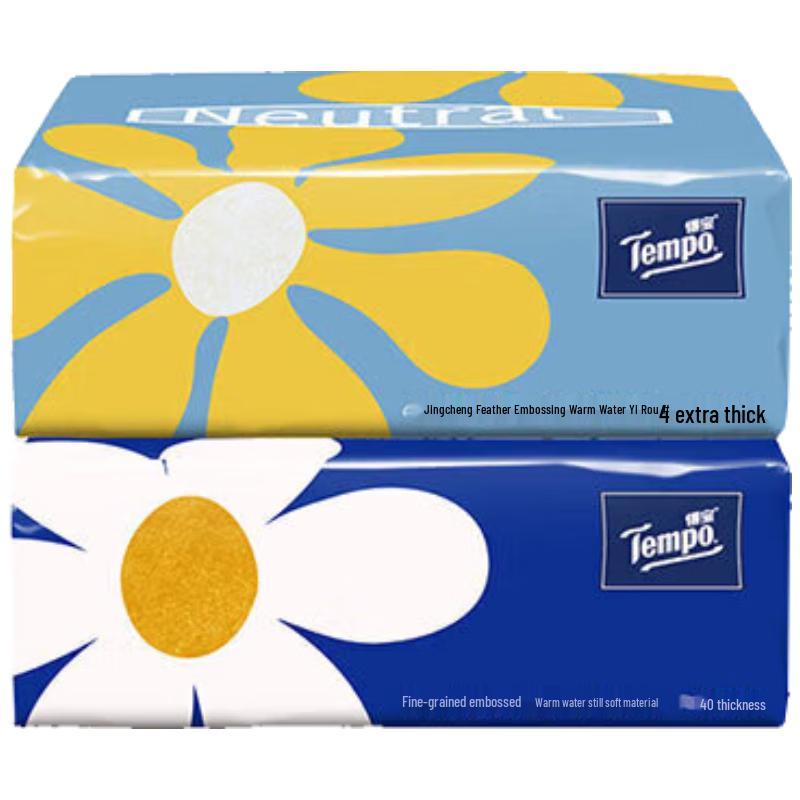 Tempo Mini 4-Ply Facial Tissues