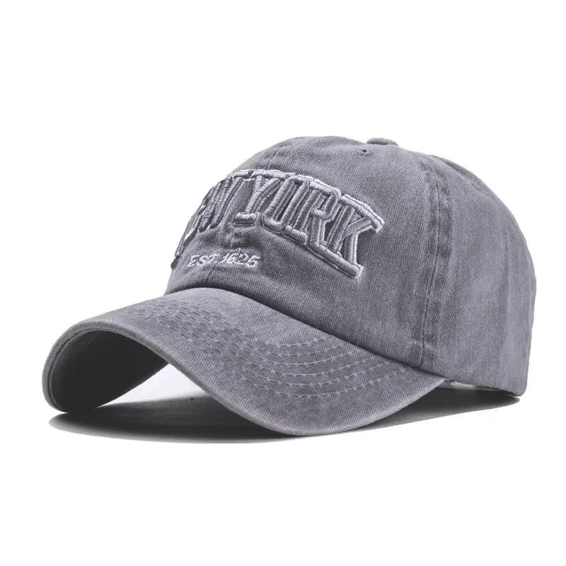 New Fashion NEW YORK 1625 Embroidery Baseball Caps Outdoor Casual Adult Sun Hats Hip Hop Hat Sports Caps Water Snapback Hat