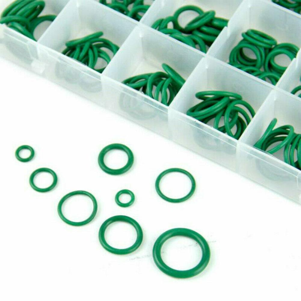 270pcs 18 Sizes Rubber Air Conditioning O Rings Universal Car Auto Repair Tools Refrigerant Ring Sets With Plastic Box Kit Set