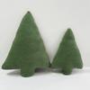Christmas Tree Pillow ,Decorative Throw Green Cushion Soft Plush Cute Xmas for Nursery