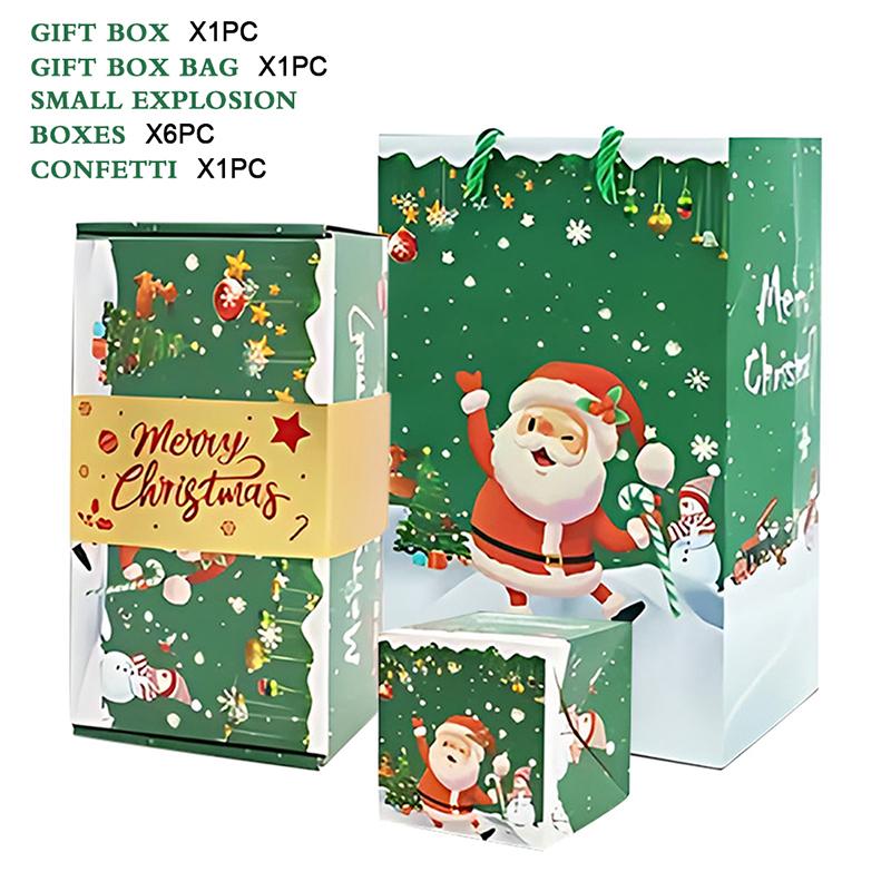 Creative Christmas Gift Box Diy Folding Paper Box Money Birthday Surprise Bounce Box Explosions Red Envelope Surpris Gift Boxes