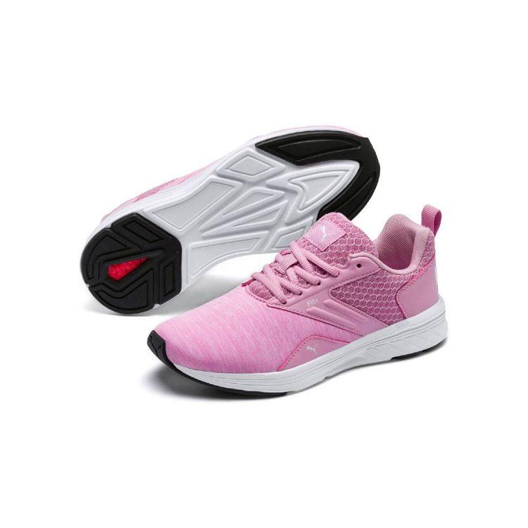 PUMA Nrgy Comet Cushioning Abrasion Resistant Lightweight Kids Lifestyle Shoes Cherry Blossom Pink Teenagers 190675-09