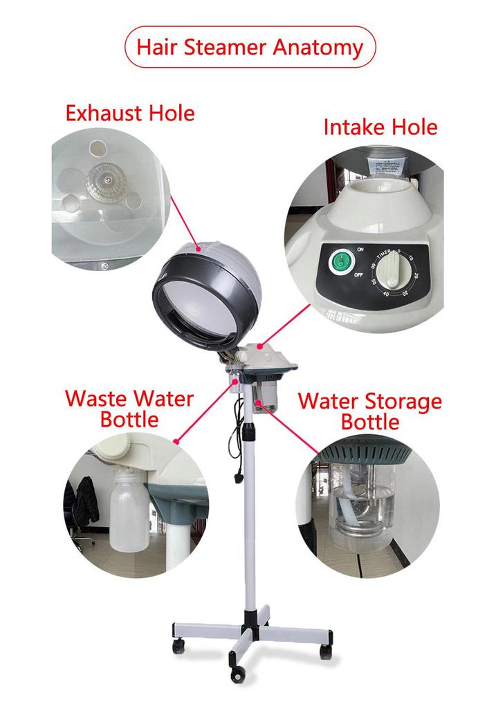 Hair Salon Steaming and Dyeing Sprayer with Water Cup