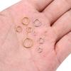 100 pezzi Acciaio Inossidabile PVD Anellini Aperti Lotto 3 4 5 6 7 8 10 mm Anelli Spaccati Connettori Per Bracciale Collana Fai da Te Creazione Gioielli
