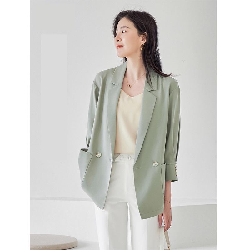 Women's High-Quality Summer Street-Style Loose Blazer with Sun Protection