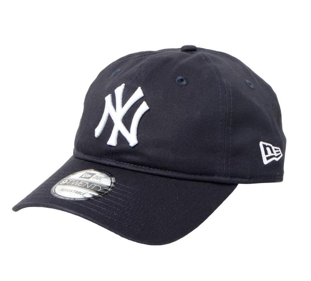 Newera Cap 9TWENTY Baseball Team 920 Yankees Dodgers LA Baseball NYY Měkký křížový popruh nastavitelný klobouk NEWERA 9TWENTY NY [New Era] (Volná velikost, Navy)