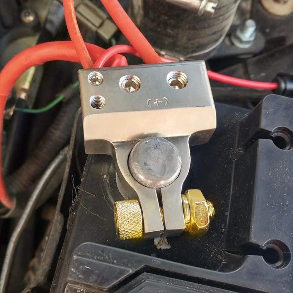 battery terminal connector positive and negative pole heavy-duty automobile 1 Pair 0/2/4/8/10 battery terminal top post
