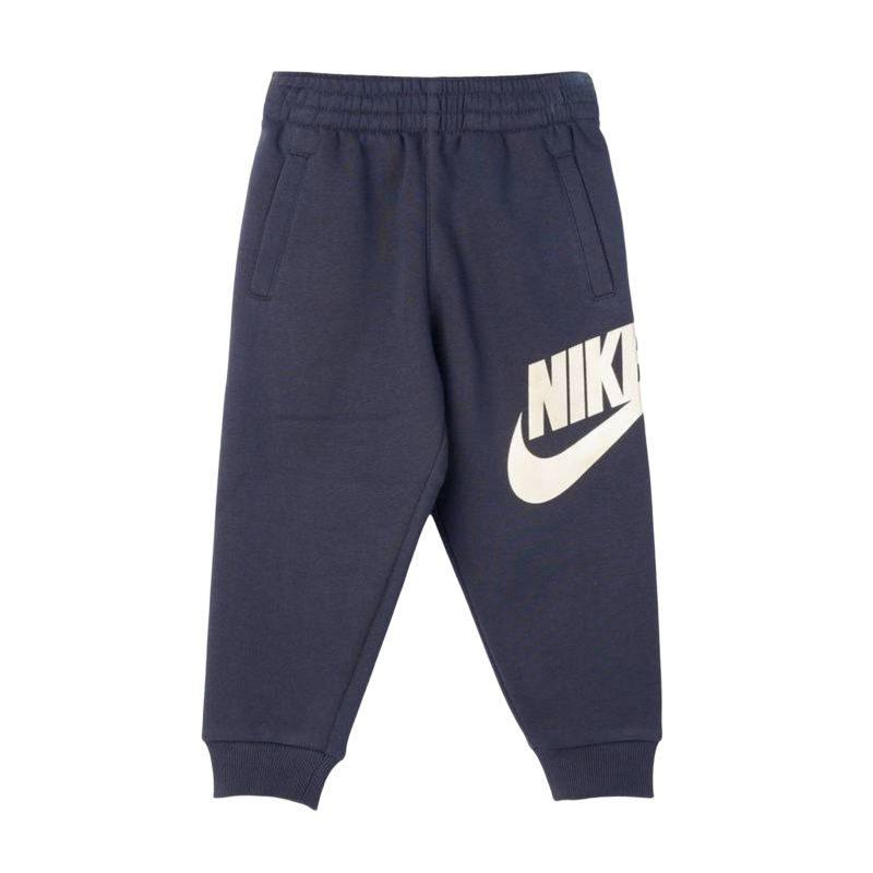 Nike Knitted Sweatpants Fleece Lined Comfortable Lightweight Casual Navy Blue Children Aged 3 7 Years Old FV3301-011