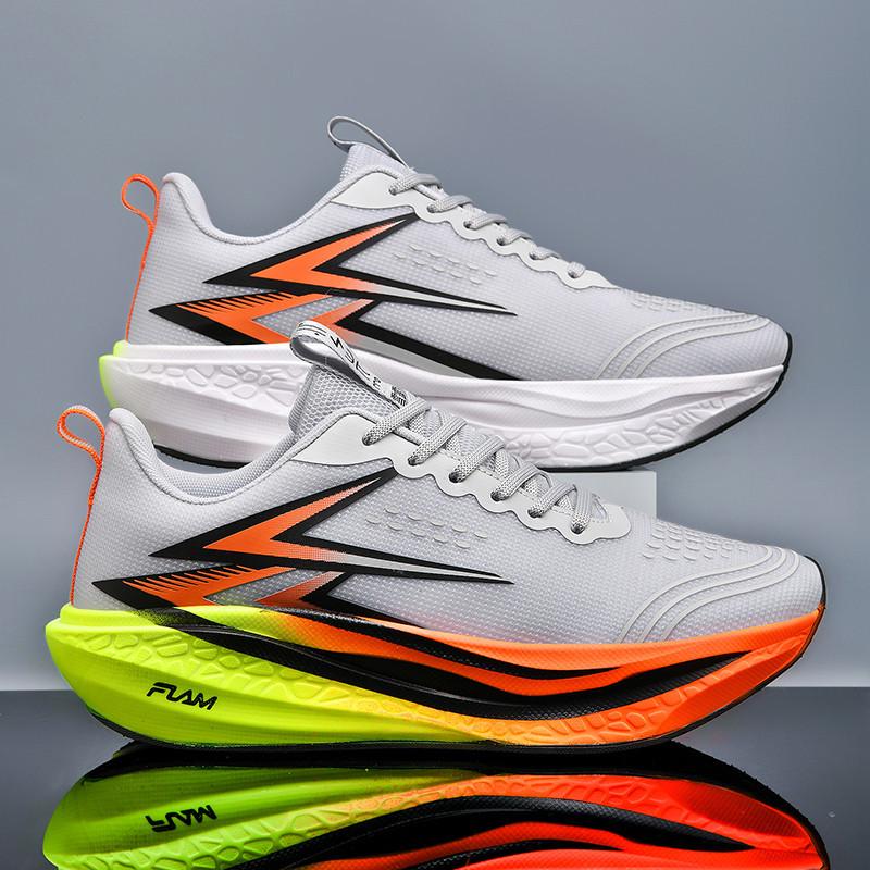 New running shoes large size carbon board marathon carbon board men's and women's racing side training sneakers
