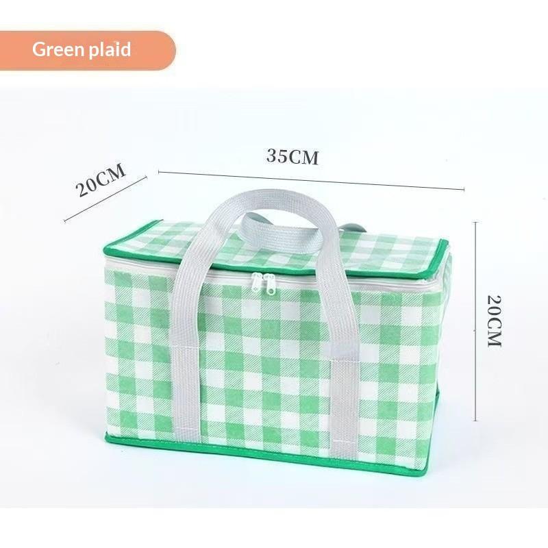 Large Capacity Thickened Insulated Picnic Tote Bag Waterproof Reusable for Outdoor Camping Beach Office School Travel