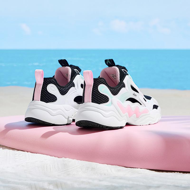 Anta Kids Cloud Escape Synthetic Leather Fabric Trendy Fashion Comfortable Versatile Hollow Cool Outdoor Sports Shoes Men Sneakers A322426910H