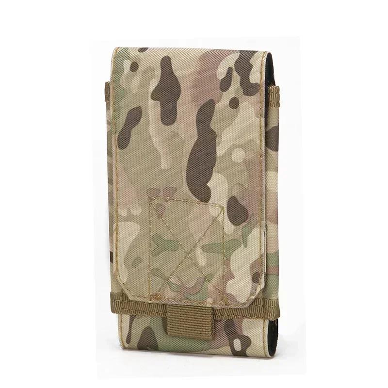 Outdoor Camo Bag Tactical Phone Holder Sport Waist Belt Case Waterproof Nylon EDC Sport Hunting Camo Bags in Backpack