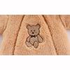 Chaqueta de Invierno para Bebé Recién Nacido Mono con Capucha Caliente para Bebé Mono de Algodón Suave Engrosado Ropa de Dibujos Animados para Bebé Niña