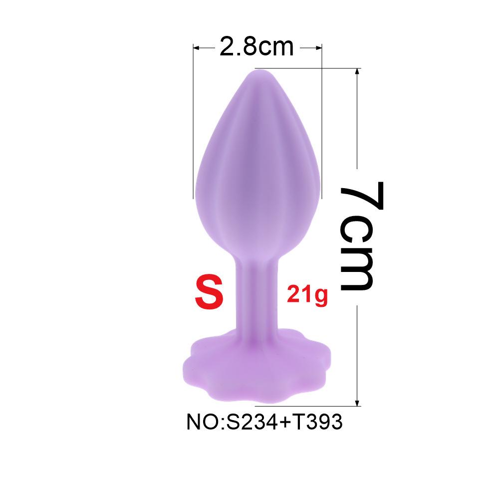 Silicone Detachable Tail Excluding Diamond Screw Anal Plug Accessory