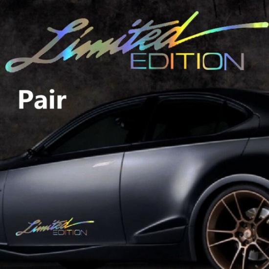 2Pcs Limited Edition Creative Vinyl Sticker Car SUV Window Decal Stickers 38x8cm