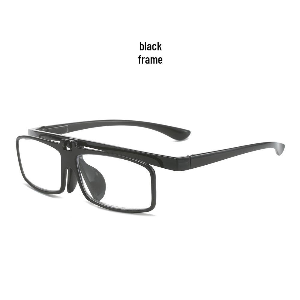 Men's Anti-Blue Light Reading Glasses, Large Frame, Business Style, Spring Hinges