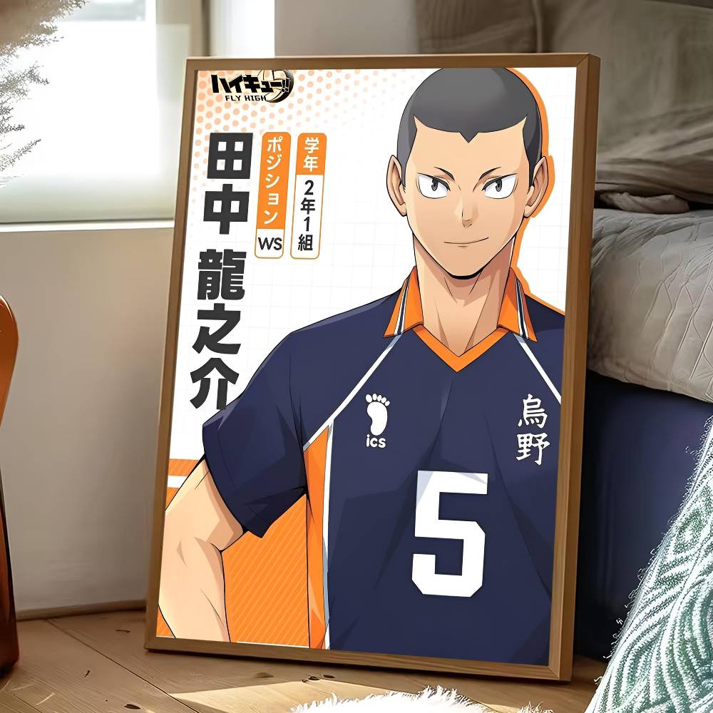 Anime Tanaka Ryunosuke Poster Sticker Print Waterproof Wall Art For Living Room Bedroom Home Decor