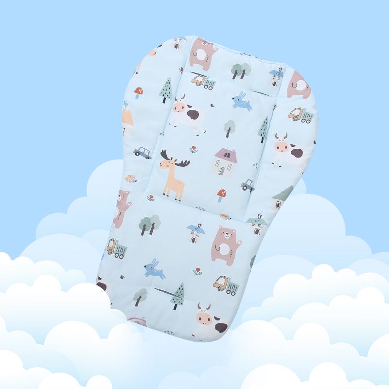 Cuscino Spesso in Cotone per Seggiolino Passeggino e Sedia Alta per Bambini