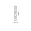 20pcs 77Mm Stainless Steel Corner Bracket Right Angle Brace For Wardrobe Cabinet Furniture Rust-Resistant Durable Metal Braces