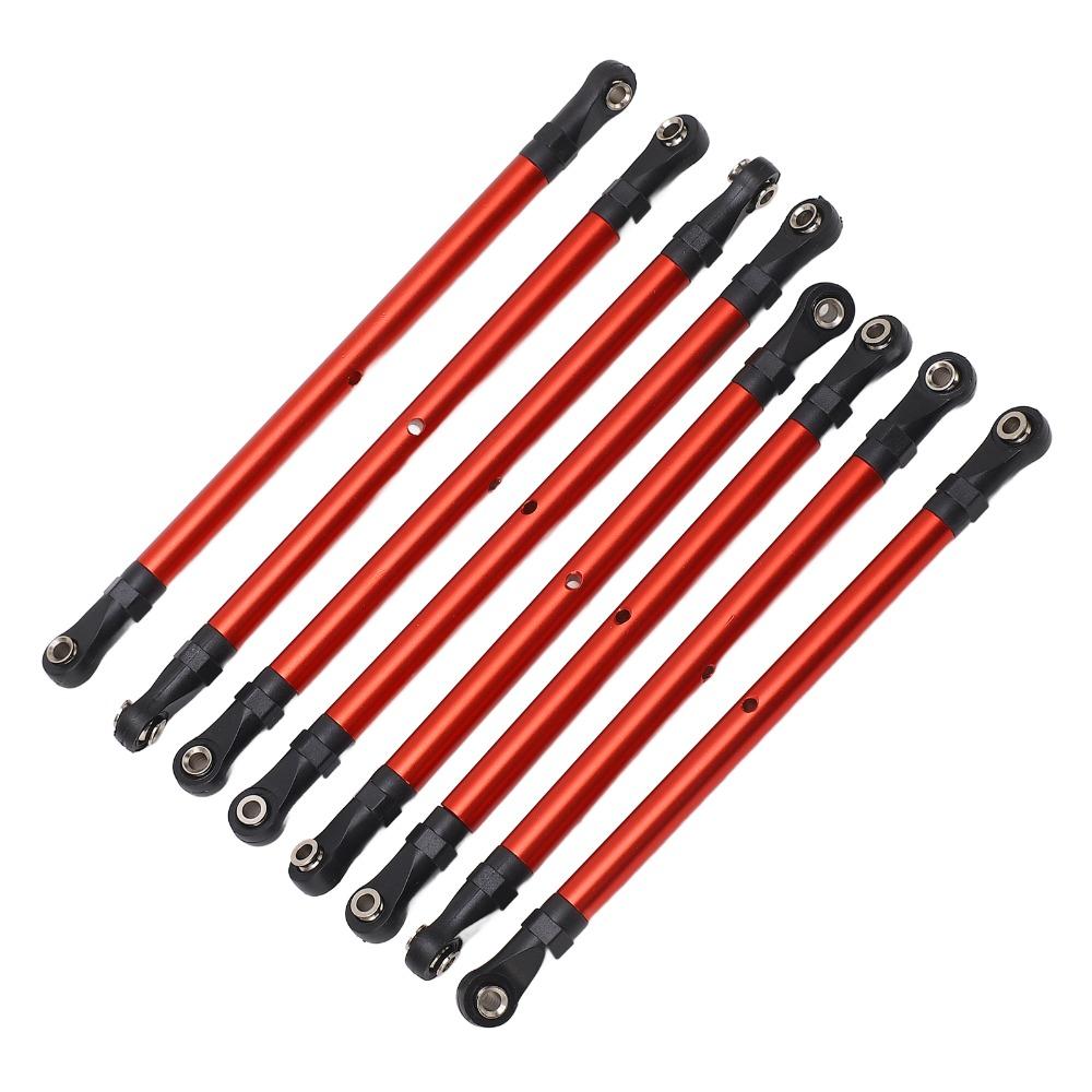8Pcs RC Cars Accessories RC Linkage Rods for Axial SCX10 1/10 RC Crawler For RC Car