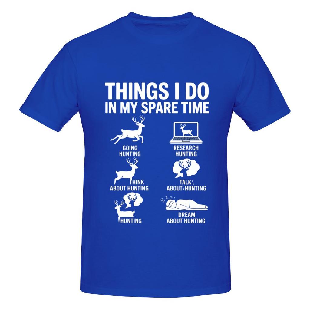 Things I Do In My Spare Time Deers Breathable Tshirt Casual And Relaxed Trendy And Personalized Tees