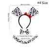 Dogs Hair Hoop Set Plush Tail Dogs Lovely Dogs Ears Headband Mesh Skirt Gloves Animals Dogs Cosplay Set for Halloween