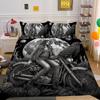 Duvet Cover Set Beauty Skull Printed Full Size Microfiber Bedspreads High Quality Luxury Bedding Cover