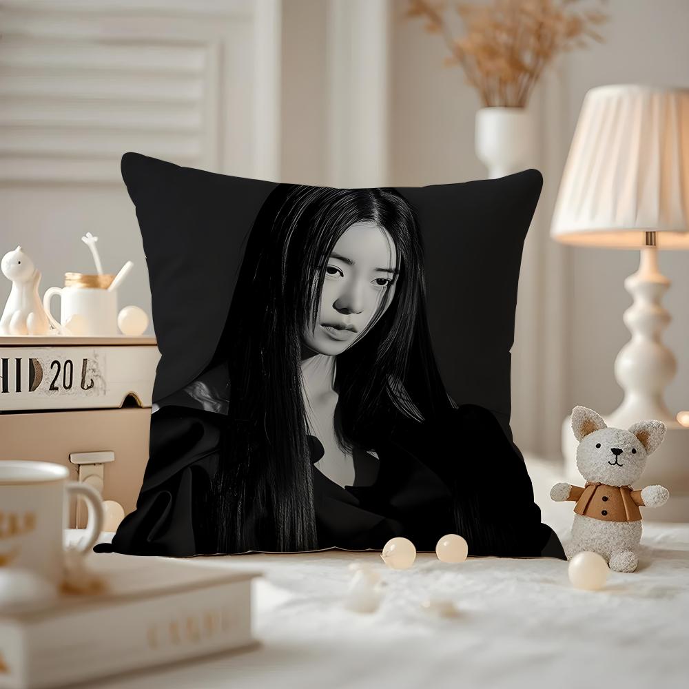 Lim Jiyeon Actress Cushion Cover Pattern Printed Pillowcase For Living Room Sofa Cushion Cover & Bedroom Decor