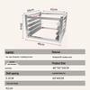 Stainless Steel Baking Pan Rack Trolley for Bread and Toast Drying