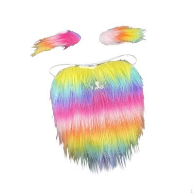 Barba de Disfraz Colorida, Barbas de Cosplay Novedosas y Cómodas para Decoración de Fiesta