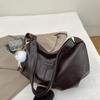 Urban Minimalist Pu Tote Bag For Women With Zipper Closure And Interior Pocket
