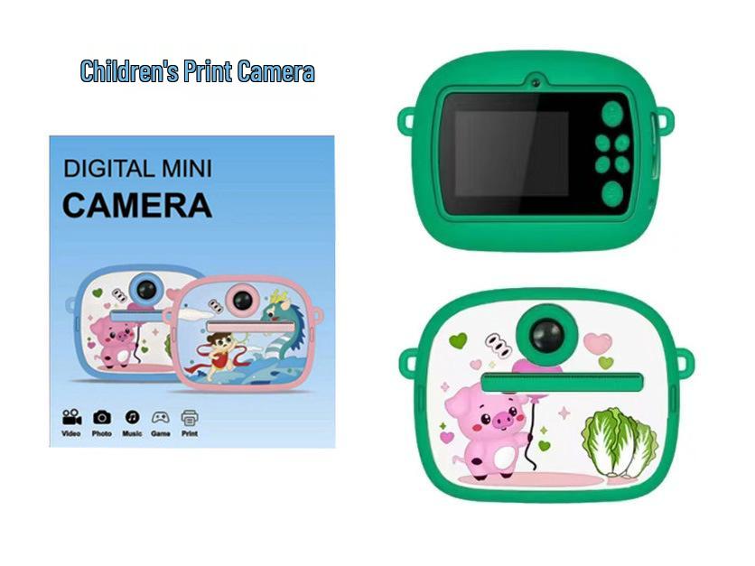 Instant Print Digital Camera for Kids - Photography and Learning Toy for Birthdays