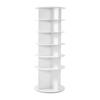 6 Tiers Rotating Shoe Rack Tower, 360° Spinning Shoe Rack, Revolving Storage Round Carousel Display, Freestanding Lazy Susan Organizer Display for