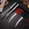 Multi-Functional Stainless Steel BBQ Tongs for Outdoor and Commercial Use