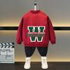 Chaqueta de primavera y otoño para niños y niñas, uniforme de béisbol con estampado de letras de oso de dibujos animados para niños de 4 a 12 años, ropa de abrigo deportiva