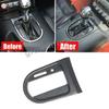 1PC Carbon Fiber Interior Gear Shift Panel Trim Cover For Ford Mustang 2015-