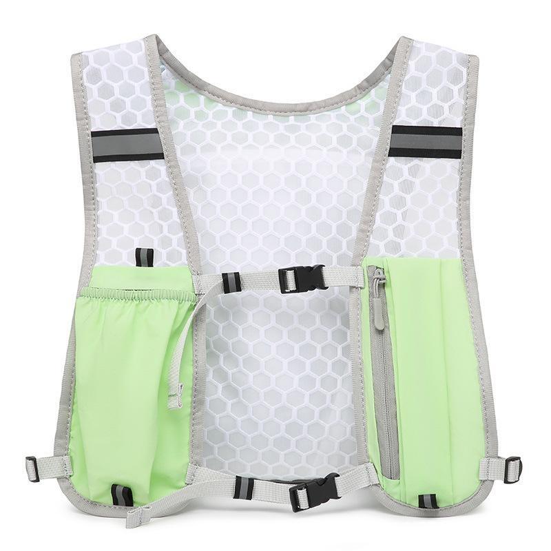 Breathable Running Hydration Vest 1Pcs Reflective Marathon Water Bladder Pack for Outdoor Triathlon Training Sports