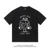 Leg Training Day Fitness Gym Muscle Dog Print Loose ShortSleeved TShirt 100 Cotton Mens and Womens Summer Casual Shirt
