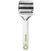 Leski Vegetable and Fruit Slicer, Plastic with Stainless Steel Grater, Anti-Slip Handle, 22 X 6.5 Cm White